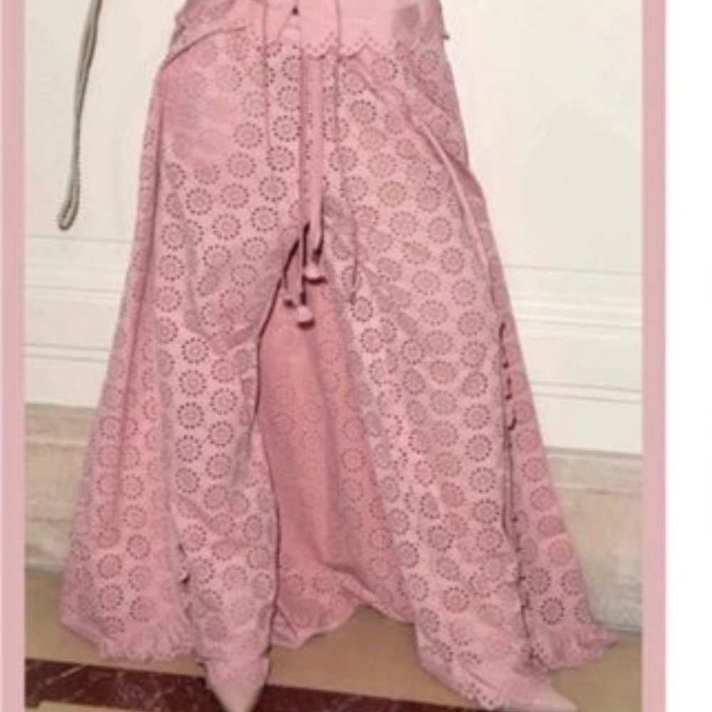 Puma Fenty by Rihanna Die Cut Pink Eyelet Pants L